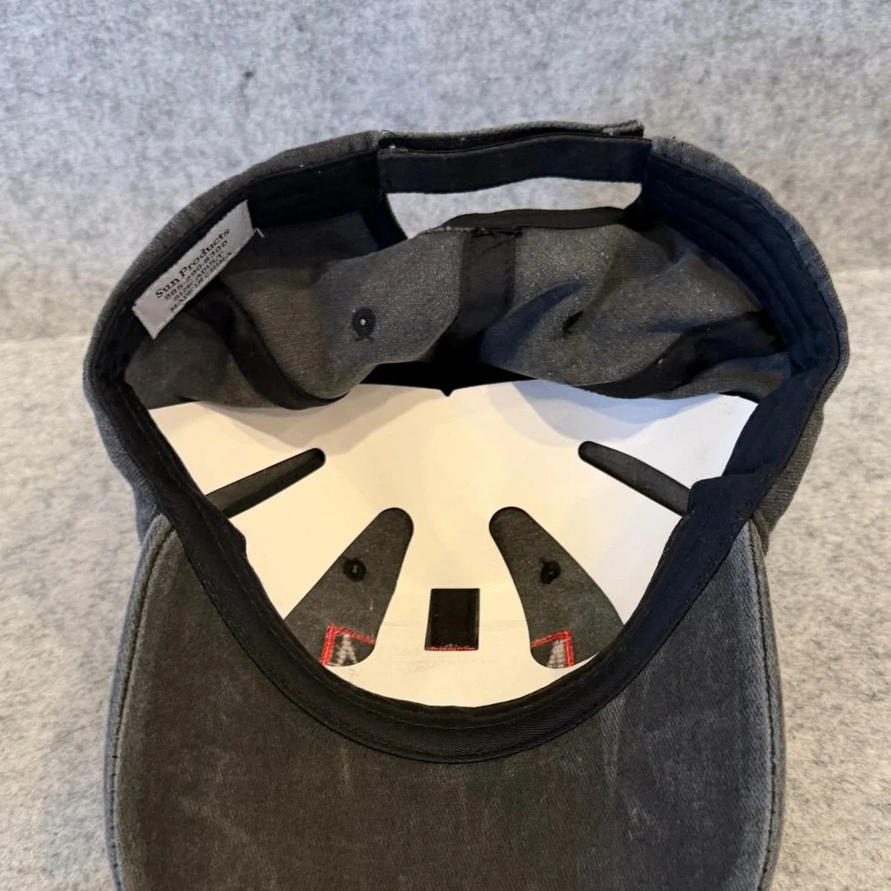 Black/Gray faded wash NOLA Jazz adjustable baseball cap - Adult size